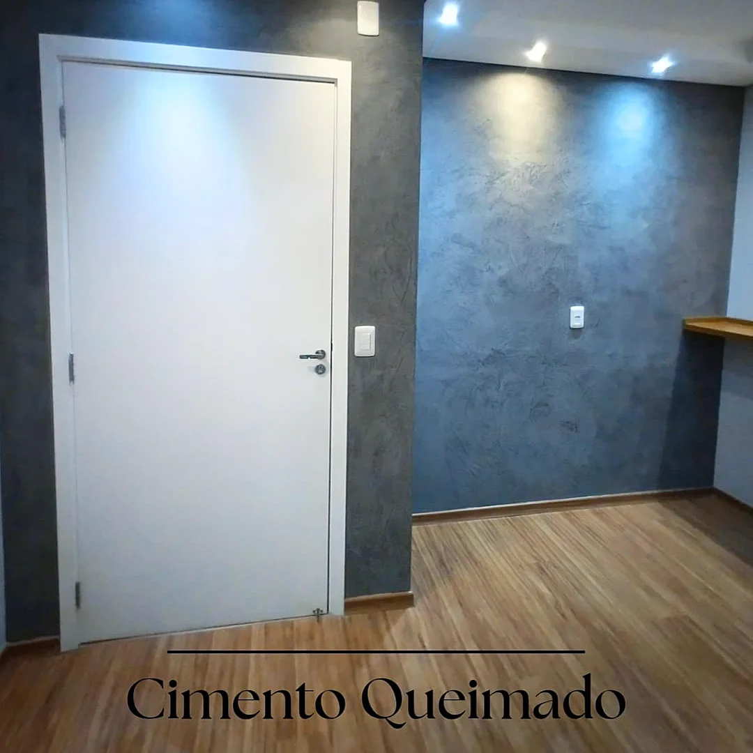 Cimento Queimado executada pela Arty Pinturas & Reformas